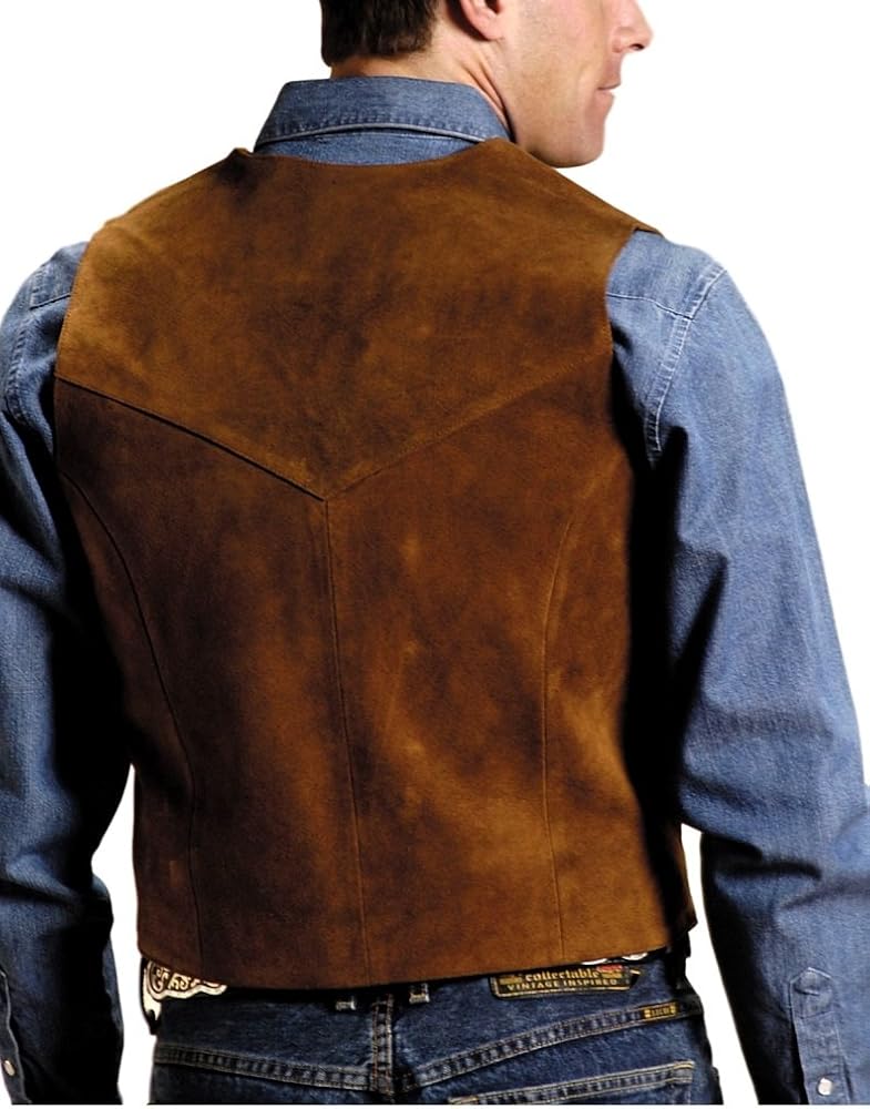 ROPER Mens Big Man Suede Vest XXXL Light Brown at Amazon Men's ROPER Mens Big Man Suede Vest XXXL Light Brown at Amazon Men's
